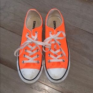 bright orange converse